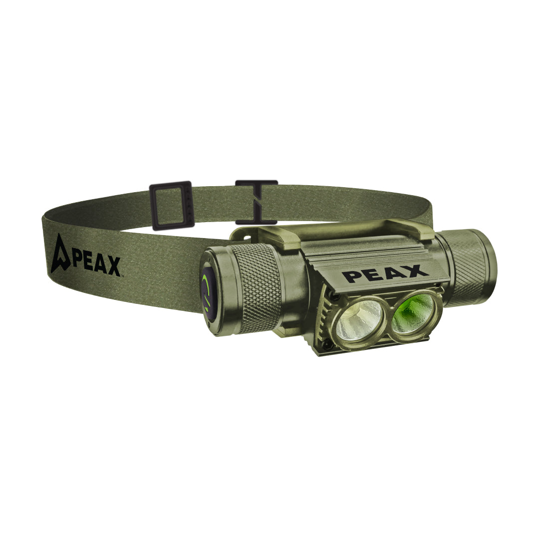 Green Headlamp for Hunting, PEAX