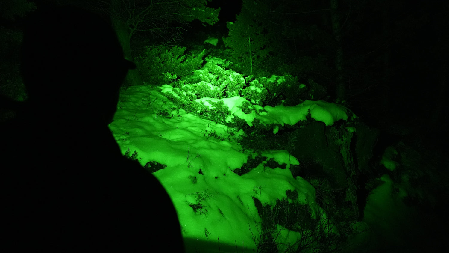 Green LED Hunting Headlamp