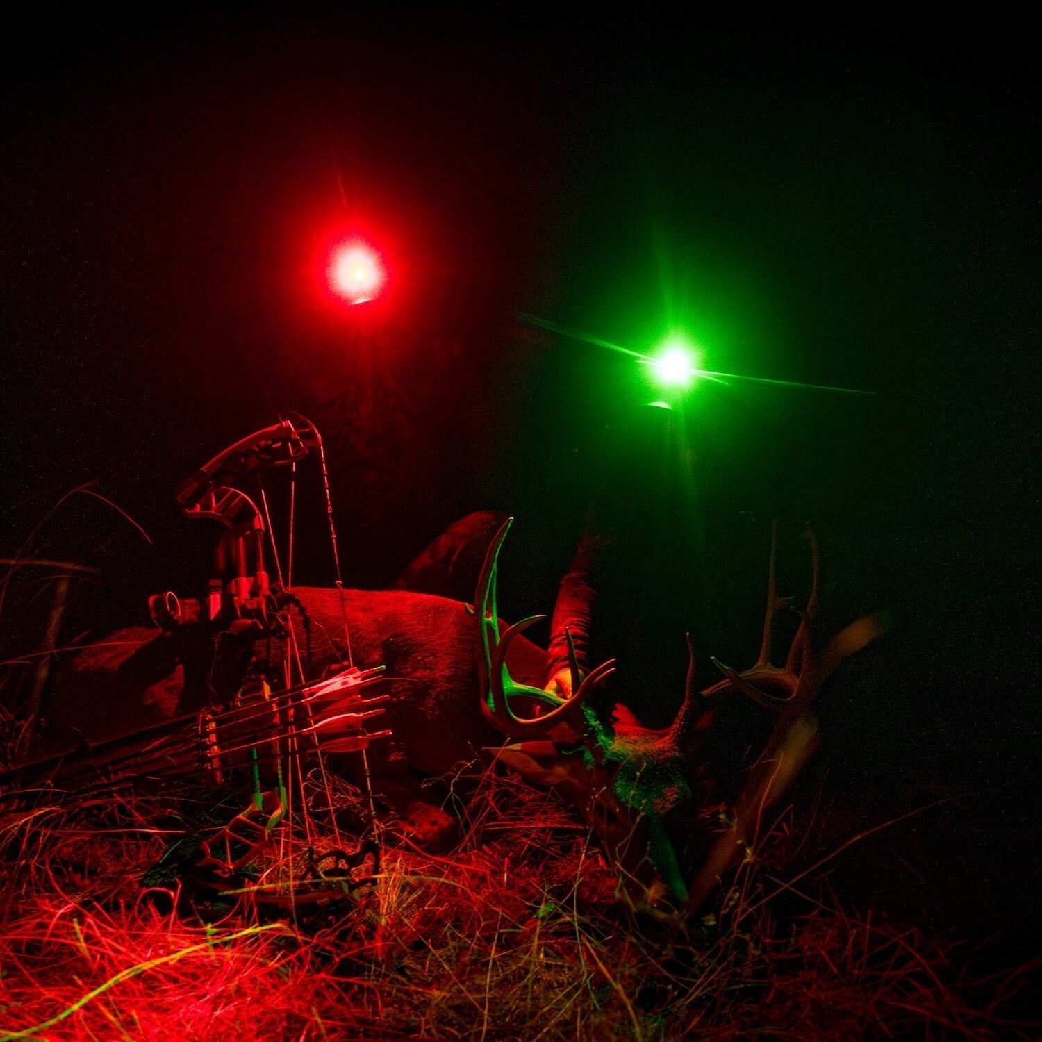 Hunting Headlamp, Green Light